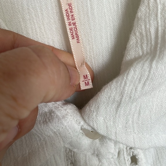 Free People Katy Bird Blouse M - Picture 3 of 7